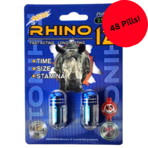 Rhino 12 Platinum 25000 48ct